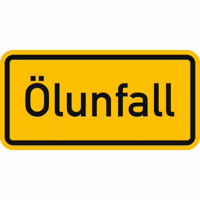 Ölunfall reflektierend Ölunfall reflektierend