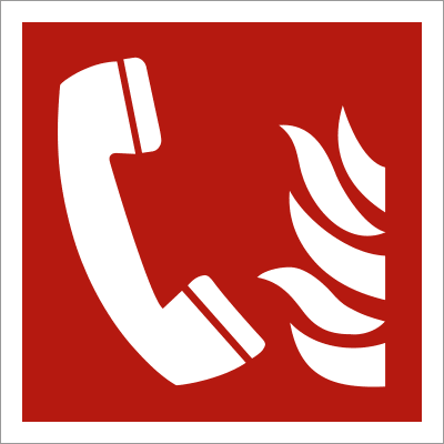Brandmeldetelefon nach ISO 7010 (F 006) Brandmeldetelefon nach ISO 7010 (F 006)