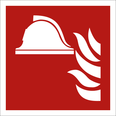 Mittel und Geräte zur Brandbekämpfung nach ISO 7010 (F 004) Mittel und Geräte zur Brandbekämpfung nach ISO 7010 (F 004)