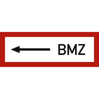 BMZ linksweisend nach DIN 4066
