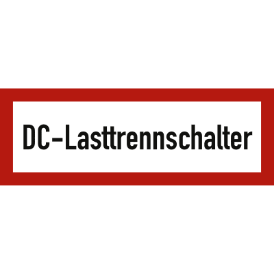 DC-Lasttrennschalter DC-Lasttrennschalter