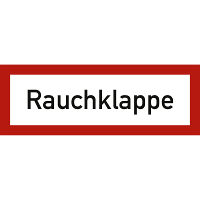 Rauchklappe nach DIN 4066