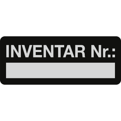 Inventaretiketten, selbstklebend Inventaretiketten, selbstklebend