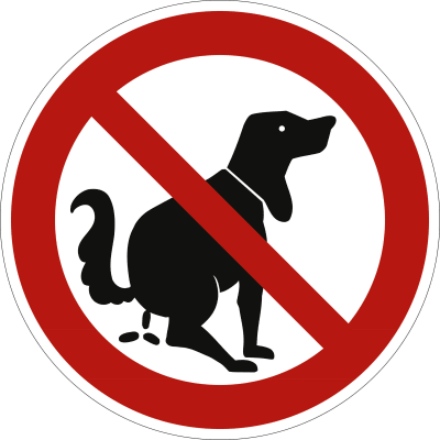 Hier kein Hundeklo Hier kein Hundeklo