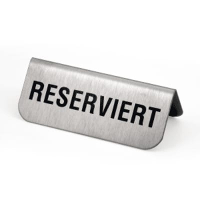 Tischaufsteller - RESERVIERT Tischaufsteller - RESERVIERT