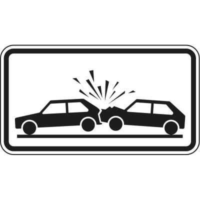 Unfallgefahr - Verkehrsschild VZ 1006-31 Unfallgefahr - Verkehrsschild VZ 1006-31
