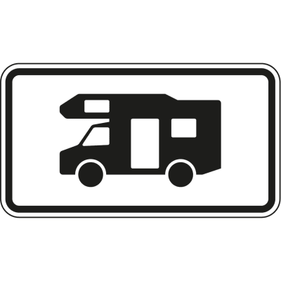 Wohnmobile - Verkehrsschild VZ 1010-67 Wohnmobile - Verkehrsschild VZ 1010-67