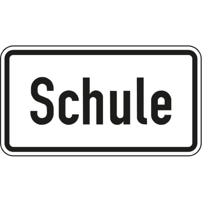 Schule - Verkehrsschild VZ 1012-50 Schule - Verkehrsschild VZ 1012-50