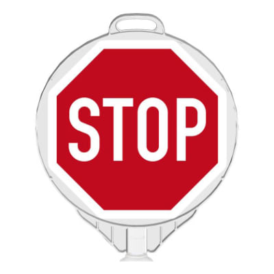 Schilderaufsätze STOP - Rundes Schild Schilderaufsätze STOP - Rundes Schild