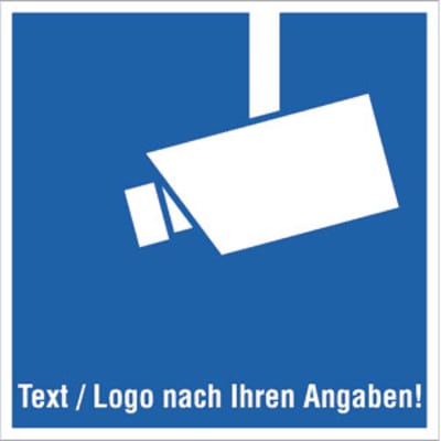 Praxisbewährtes Video-Infozeichen mit Text und/oder Logo nach Ihren Angaben Praxisbewährtes Video-Infozeichen mit Text und/oder Logo nach Ihren Angaben