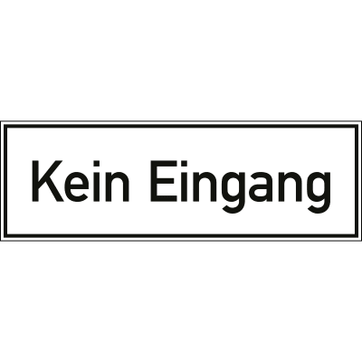 Kein Eingang Kein Eingang