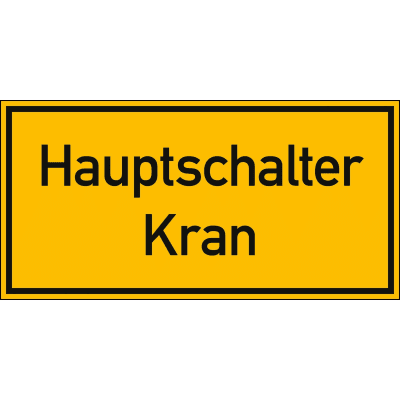Hauptschalter Kran Hauptschalter Kran