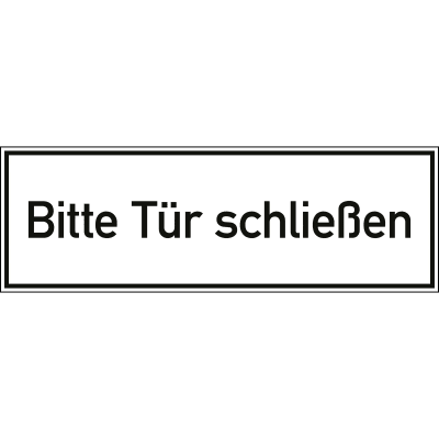 Bitte Tür schließen Bitte Tür schließen