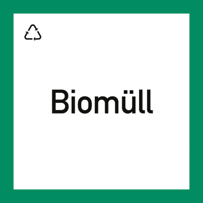 Wertstoffkennzeichnung "Biomüll" Wertstoffkennzeichnung "Biomüll"