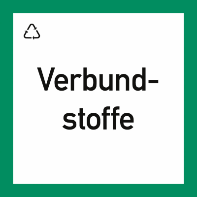 Wertstoffkennzeichnung "Verbundstoffe" Wertstoffkennzeichnung "Verbundstoffe"