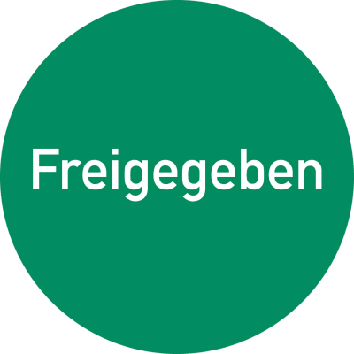 Qualitätskennzeichnung - freigegeben Qualitätskennzeichnung - freigegeben