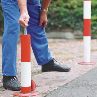 Absperrpfosten PARATlift, versenkbar - zum Einbetonieren Absperrpfosten PARATlift, versenkbar - zum Einbetonieren