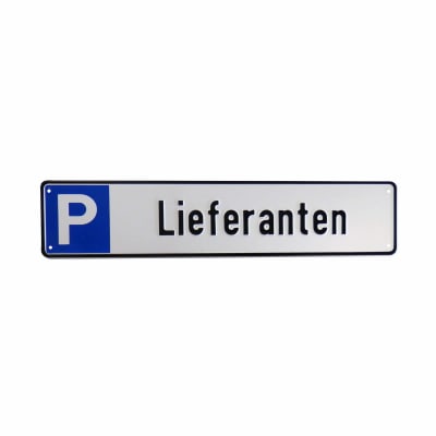 Schild Lieferantenparkplatz Schild Lieferantenparkplatz