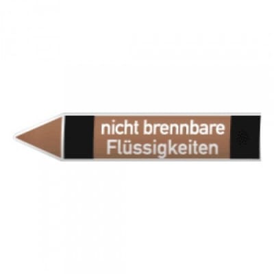 Fließrichtungspfeil für die Durchflussstoffgruppe 9 Fließrichtungspfeil für die Durchflussstoffgruppe 9
