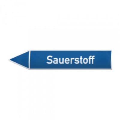 Fließrichtungspfeil für die Durchflussstoffgruppe 0 Fließrichtungspfeil für die Durchflussstoffgruppe 0