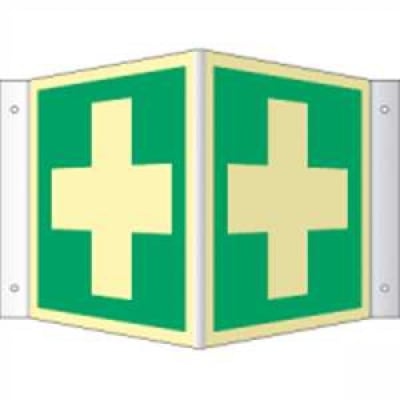 Nasen- /Winkelschild Erste Hilfe (ISO 7010) Nasen- /Winkelschild Erste Hilfe (ISO 7010)