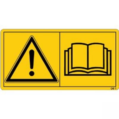Vor Inbetriebnahme die Betriebsanleitung und Sicherheitshinweise lesen und beachten. Vor Inbetriebnahme die Betriebsanleitung und Sicherheitshinweise lesen und beachten.