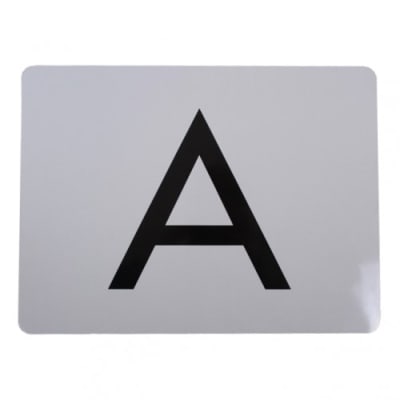 Abfallwarntafel - starr Abfallwarntafel - starr