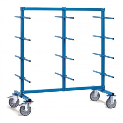 Tragarmwagen mit 24 Tragarmen (zweiseitig) - Tragkraft 500 kg Tragarmwagen mit 24 Tragarmen (zweiseitig) - Tragkraft 500 kg