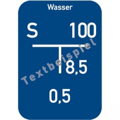 Wasser zur Brandschutzbeschilderung nach DIN 4067 Wasser zur Brandschutzbeschilderung nach DIN 4067