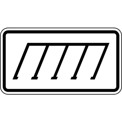 Zusatzschild Parkordnung schräg Zusatzzeichen VZ 2402 Zusatzschild Parkordnung schräg Zusatzzeichen VZ 2402