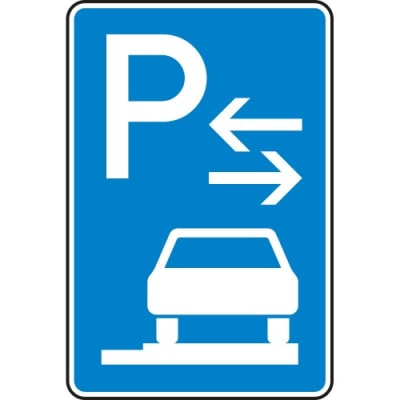 VZ 315-68 Parken auf Gehwegen Schild (Mitte) VZ 315-68 Parken auf Gehwegen Schild (Mitte)