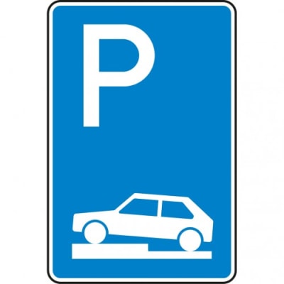 VZ 315-70 Parken auf Gehwegen Schild VZ 315-70 Parken auf Gehwegen Schild