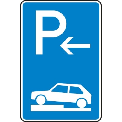 VZ 315-72 Parken auf Gehwegen Schild (Ende) VZ 315-72 Parken auf Gehwegen Schild (Ende)