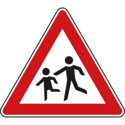VZ 136-10 - Verkehrsschild Kinder VZ 136-10 - Verkehrsschild Kinder