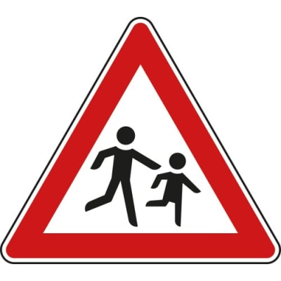 Verkehrsschild Achtung Kinder - VZ 136-20 Verkehrsschild Achtung Kinder - VZ 136-20
