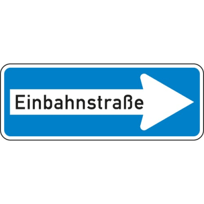 VZ 220-20 Schild Einbahnstaße rechts