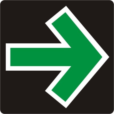 Grünpfeil-Schild VZ 720