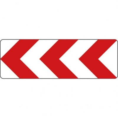 VZ 625-10 Richtungstafeln in Kurven linksweisend VZ 625-10 Richtungstafeln in Kurven linksweisend