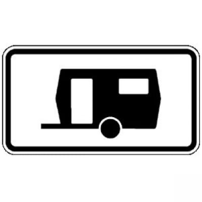 Kennzeichnung von Parkflächen für Wohnwagen VZ 1010-13 Kennzeichnung von Parkflächen für Wohnwagen VZ 1010-13