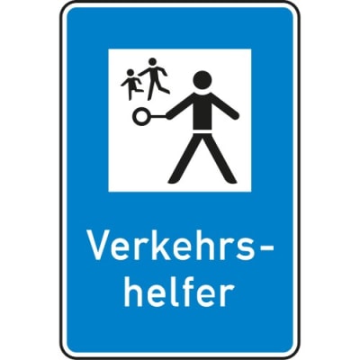 VZ 356 - Verkehrsschild Verkehrshelfer