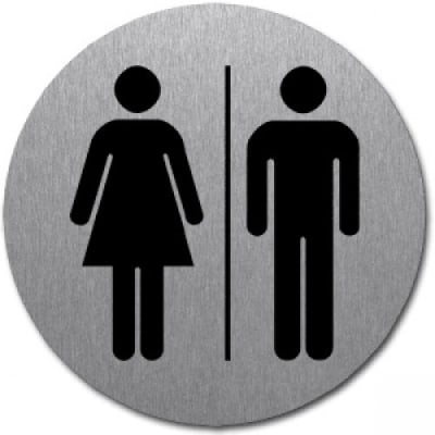 Symbol - WC Damen / Herren (rund) Symbol - WC Damen / Herren (rund)