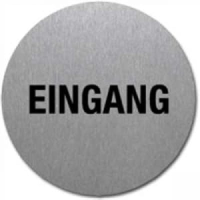 Textschild - Eingang (rund) Typ 2 Textschild - Eingang (rund) Typ 2