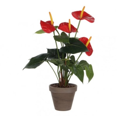 Künstliche Flamingoblume (Anthurium) Künstliche Flamingoblume (Anthurium)