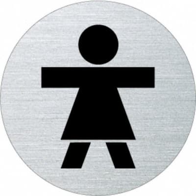 Piktogramm - Damen (rund, Motiv 4)