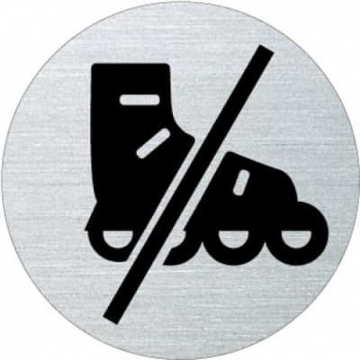 Piktogramm - Inline Skates verboten (rund, ohne Rand)