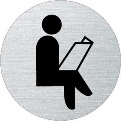 Piktogramm - Warteraum (rund)