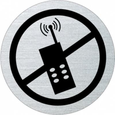 Piktogramm - Handys verboten (rund, mit Rand) Piktogramm - Handys verboten (rund, mit Rand)