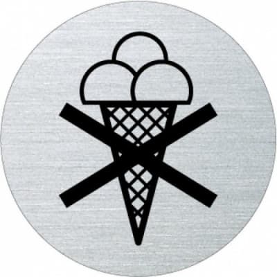 Piktogramm - Eisverbot (rund, ohne Rand) Piktogramm - Eisverbot (rund, ohne Rand)