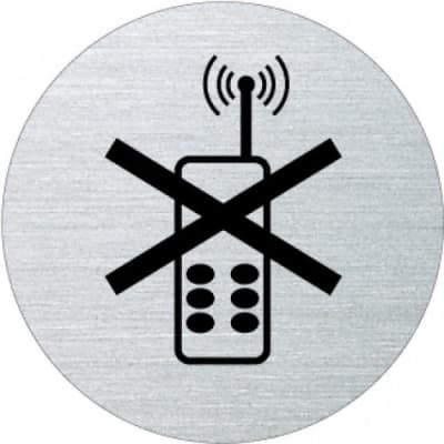 Piktogramm - Handys verboten (rund, ohne Rand- Motiv 3) Piktogramm - Handys verboten (rund, ohne Rand- Motiv 3)