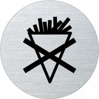 Piktogramm - Essen verboten (rund, ohne Rand)